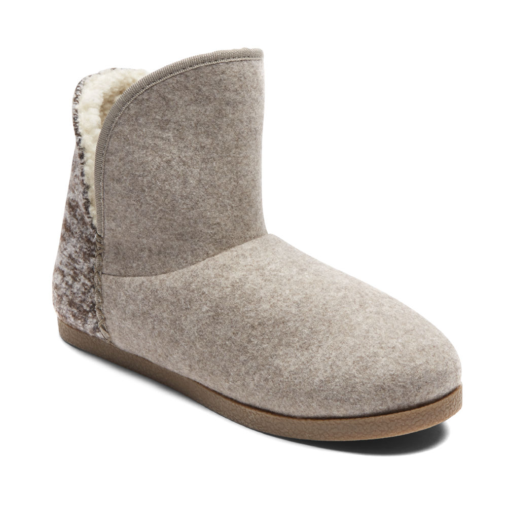 Rockport Womens truTECH Veda Slipper - Boots Grey - VLT087963